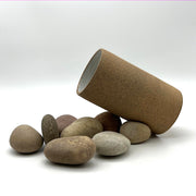 Tawa Vase | 4" x 8" | Sandstone/Raw Exterior