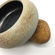 Urchin Bowl | 5.5" x 2.5" | Greystone/Matte Black
