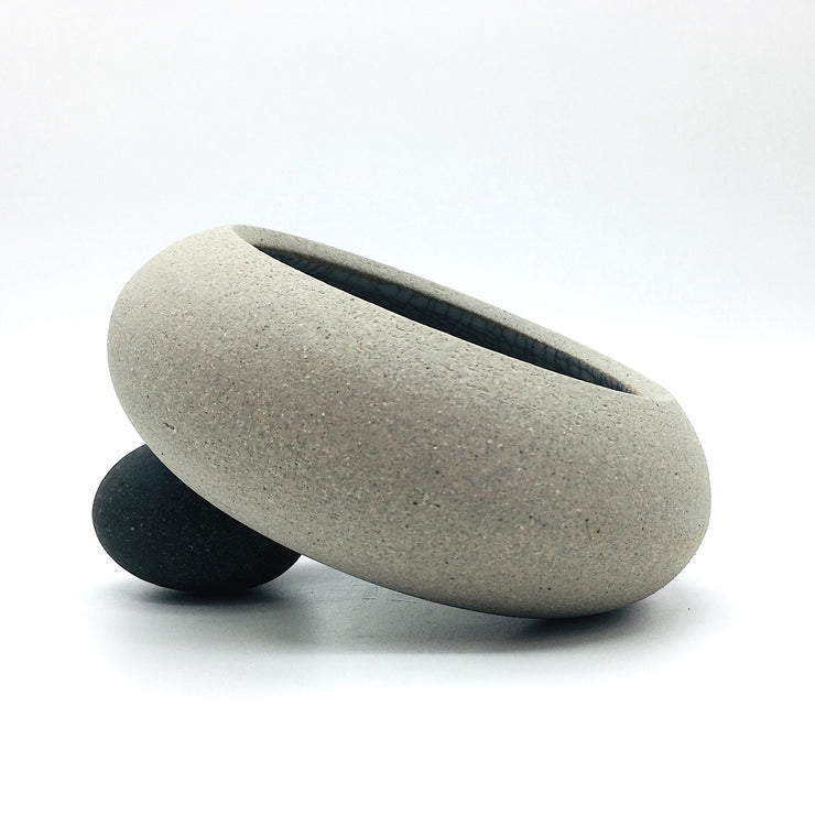 Urchin Bowl | 6" x 2.5" | Greystone/Mojave Crackle