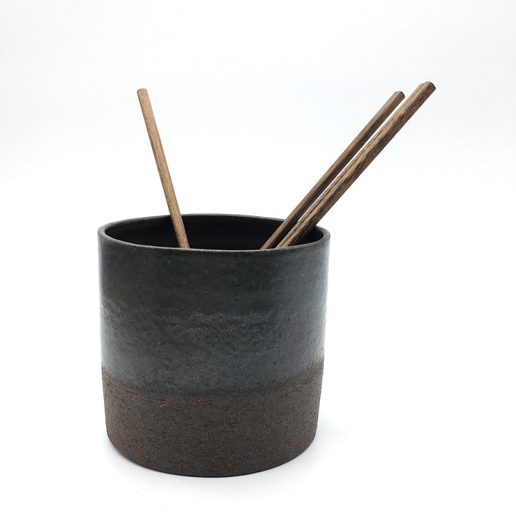 Utensil Holder | 4.5" x 4.5" | Brownstone/Danish (Bronze)