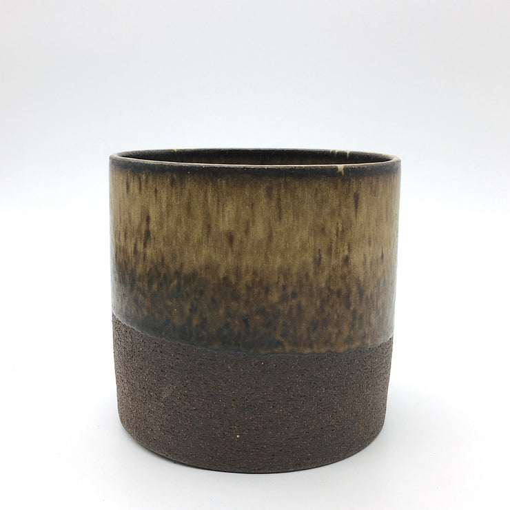 Utensil Holder | 4.5" x 4.5" | Brownstone/Tortoise Shell