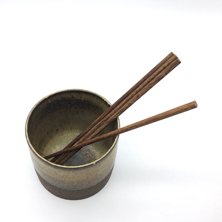 Utensil Holder | 4.5" x 4.5" | Brownstone/Tortoise Shell