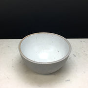 Humble Ceramics | Stillness Collection | Enoki Bowl | EB1-G-S | Greystone/Snow White | 