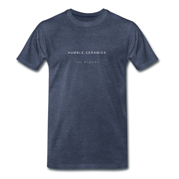 HUMBLE CERAMICS Los Angeles Unisex Premium T-Shirt - heather blue
