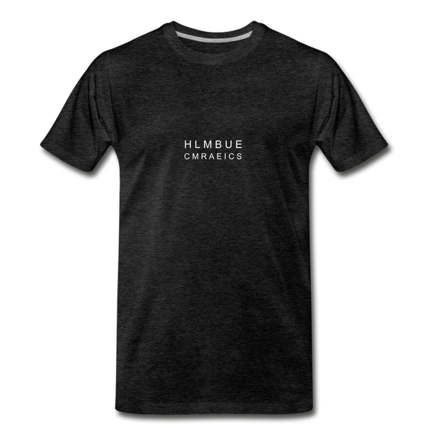 HLMBUE CMRAEICS [typoglycemia] Unisex Premium T-Shirt - charcoal gray